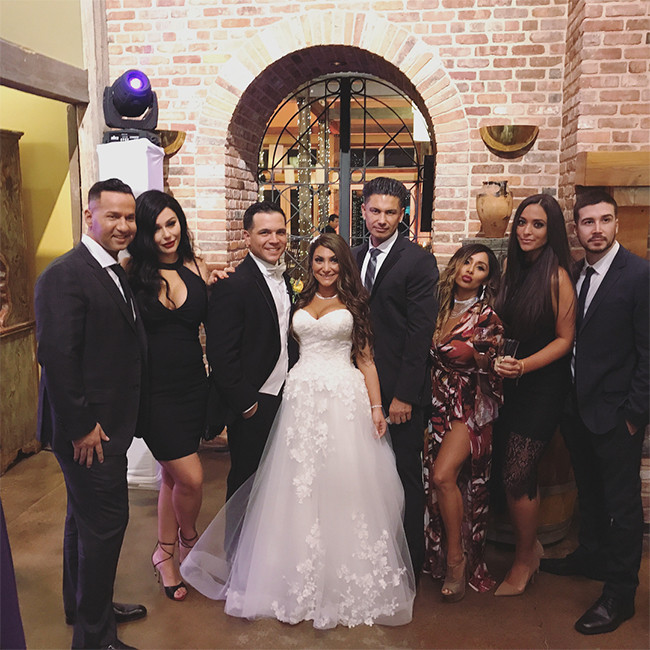 Inside Deena Cortese S Wedding What A Jersey Shore Reunion E News